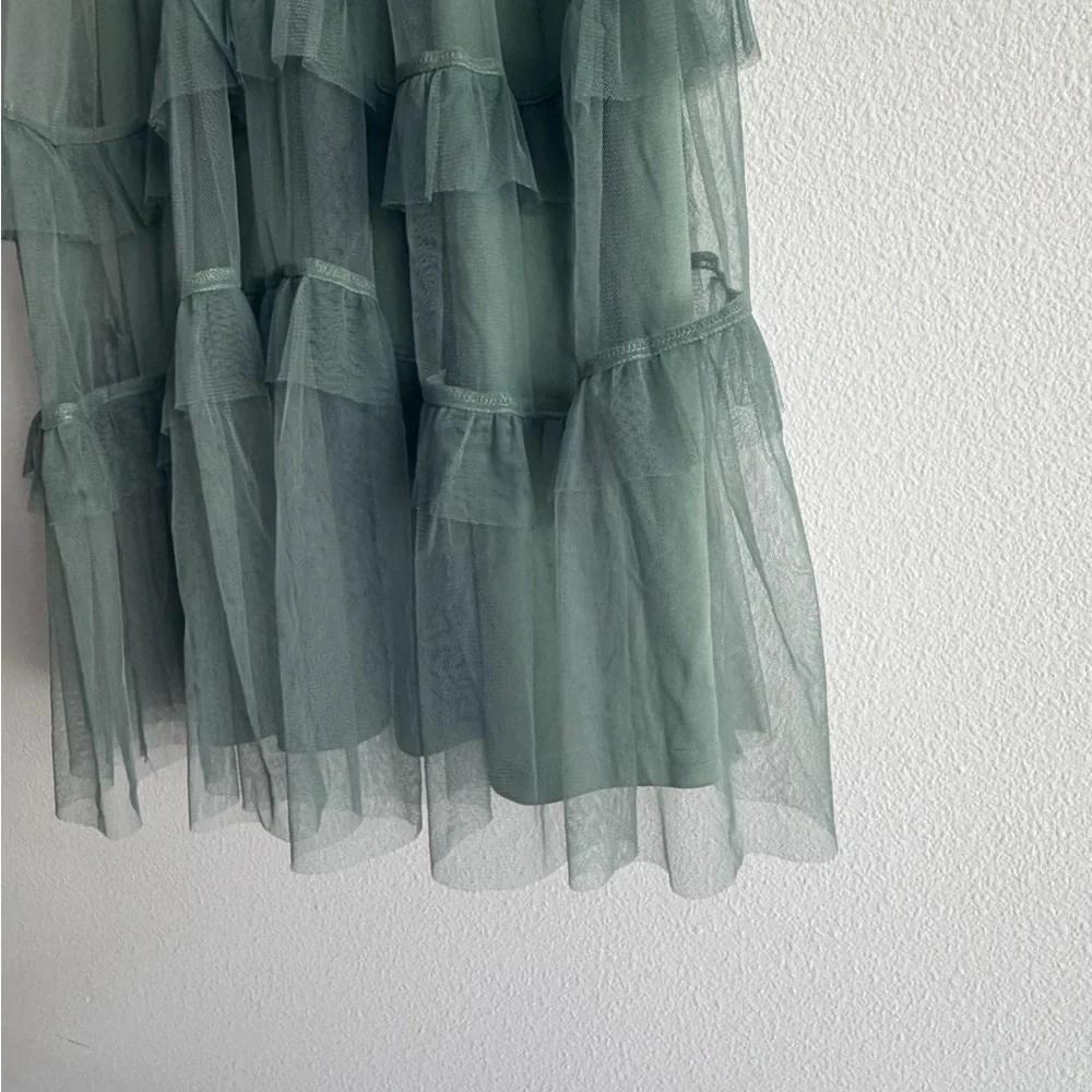 Polagram (Baltic Born) Spring Green Layered Maxi Dress - Picture 6 of 10